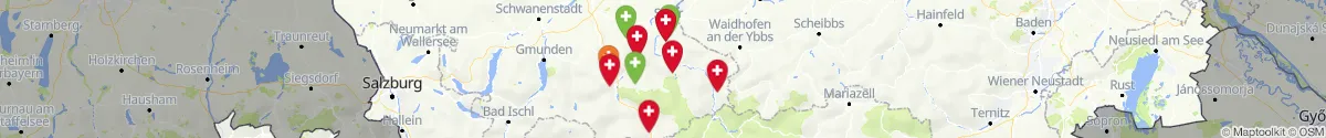 Map view for Pharmacies emergency services nearby Rosenau am Hengstpaß (Kirchdorf, Oberösterreich)